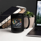 Piano And Guitar Brilliance Black Glossy Mug - Beyond T-shirts